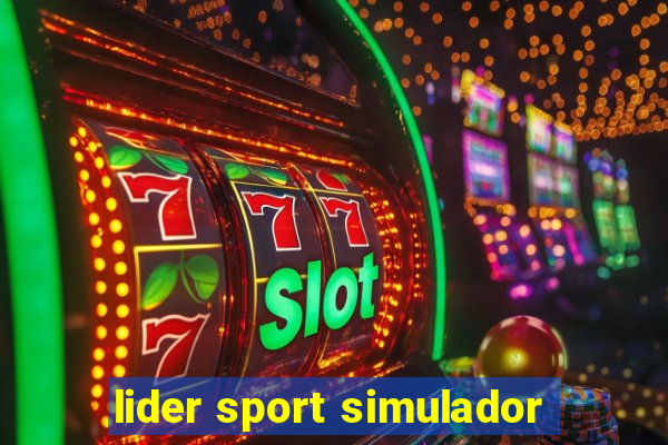 lider sport simulador